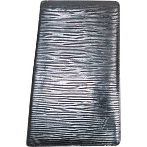 528089F YV Louis Vuitton Wallet Long Black Epi Leather Excellent condition